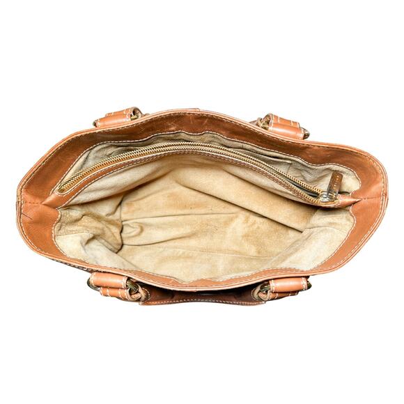 Celine boogie bag tan - Gem Celine Boogie Bag Tan Brown Quilted Calfskin Top Handle Gold HW Satchel Handbag